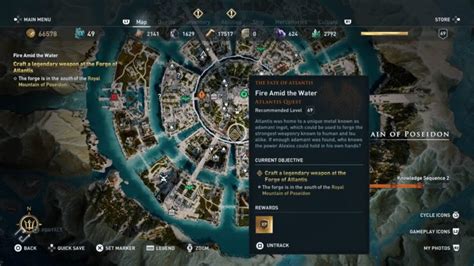 ac odyssey fire on water.